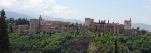 L'Alhambra vue de l'Albaicin (Quartier Arabe)