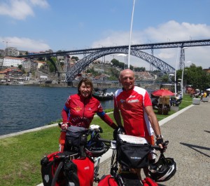 Le pont métallique sur le Douro