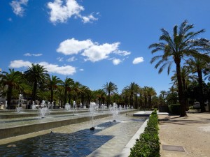 Promenade et fontaines de Salou