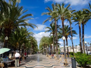 Esplanade d'Espagne à Alicante