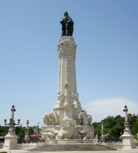 Statue gigantesque de Marques de Pombal
