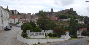 Une partie de la muraille du Château d'Obidos