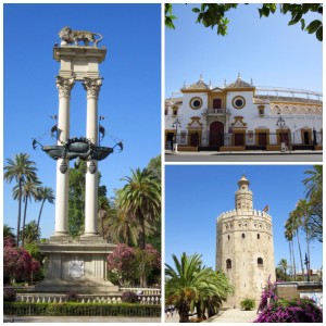 Jardins de Murillo, les Arènes, la Tour de l'Or