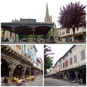 La Place du village médiéval de Mirepoix