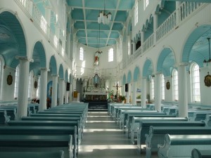 L'Eglise de Rivière-au-Tonnerre (entièrement en bois)