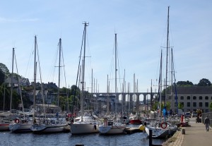 Morlaix, port et viaduc