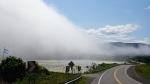 Brume sur le St-Laurent